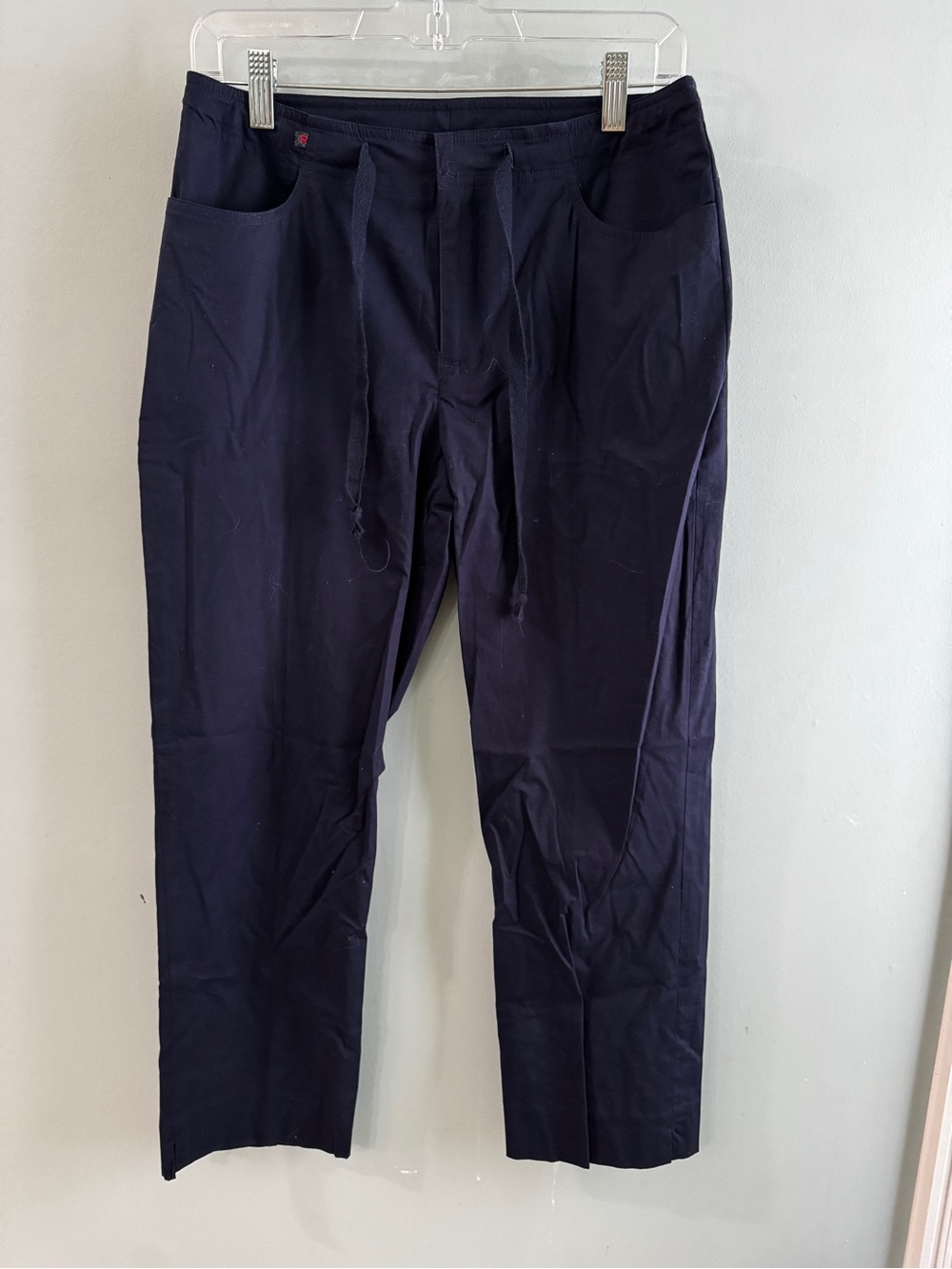 Ralph Lauren Navy Drawstring Capris